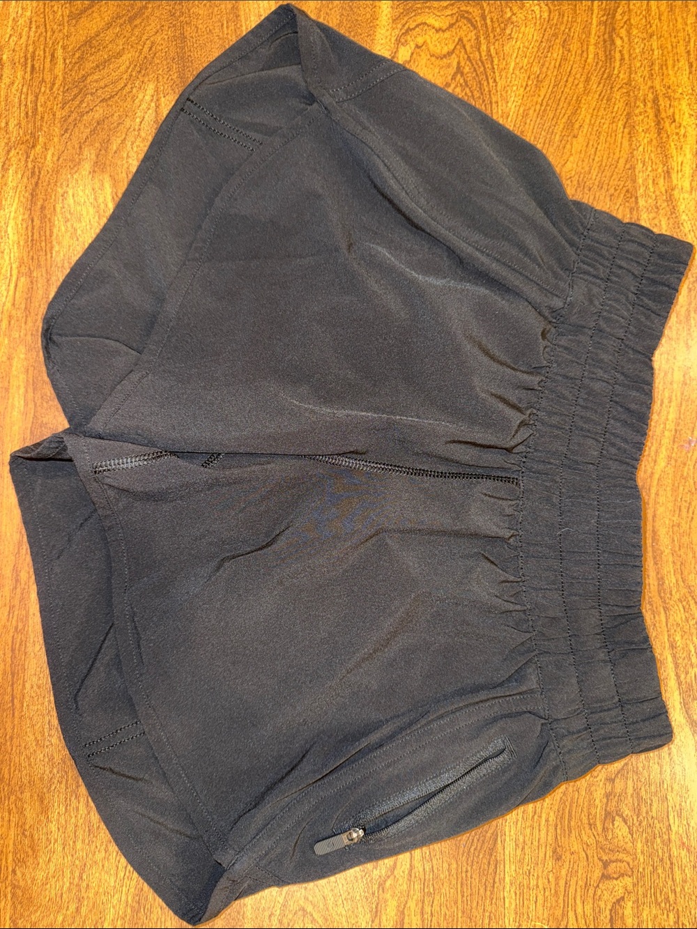 lululemon athletica Black Athletic Zip-Pocket Shorts